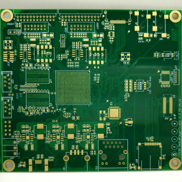 16 layer hybrid PCB made by Isola material, will blind via and back drill